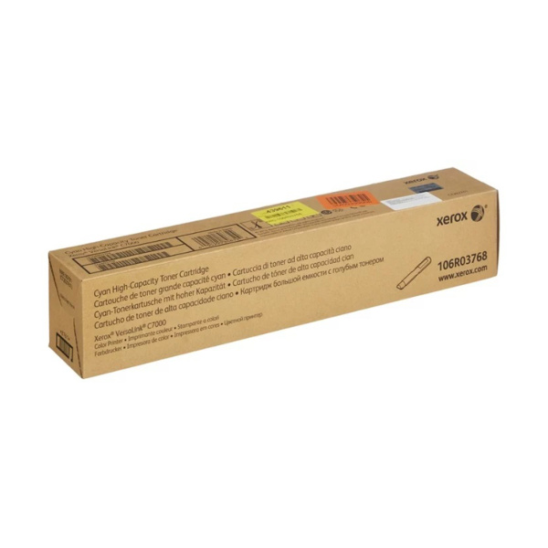 Тонер-картридж повышенной емкости Xerox 106R03768 (голубой) Тонер-картридж повышенной емкости Xerox 106R03768 (голубой)