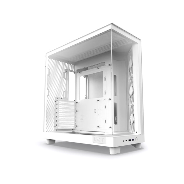 Компьютерный корпус NZXT H6 Flow CC-H61FW-01 White без Б/П в интернет магазине Stels.kz