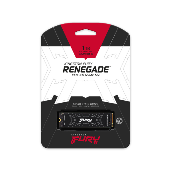 Твердотельный накопитель SSD Kingston FURY Renegade SFYRS/1000G M.2 NVMe PCIe 4.0 Твердотельный накопитель SSD Kingston FURY Renegade SFYRS/1000G M.2 NVMe PCIe 4.0