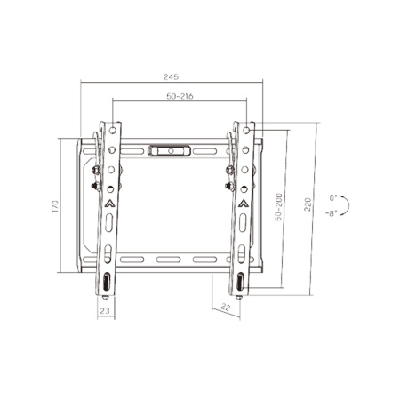 Кронштейн XG W-1343T для ТВ и мониторов 13"-43" в интернет магазине Stels.kz
