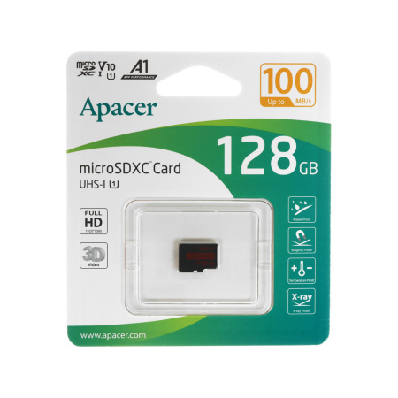Карта памяти Apacer AP128GMCSX10UB-RA 128GB в интернет магазине Stels.kz