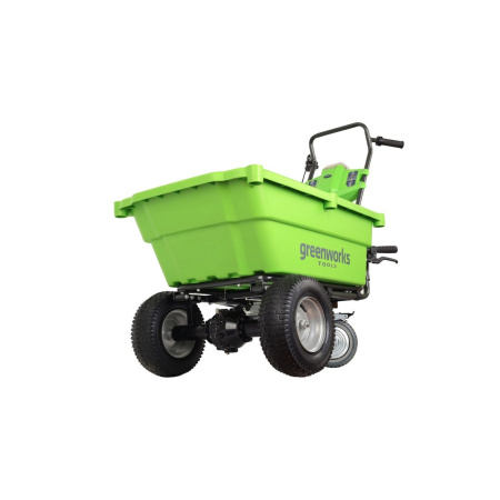 Садовая тележка самоходная Greenworks 40V 106 л с 1хАКБ 4 Ач и ЗУ в интернет магазине Stels.kz
