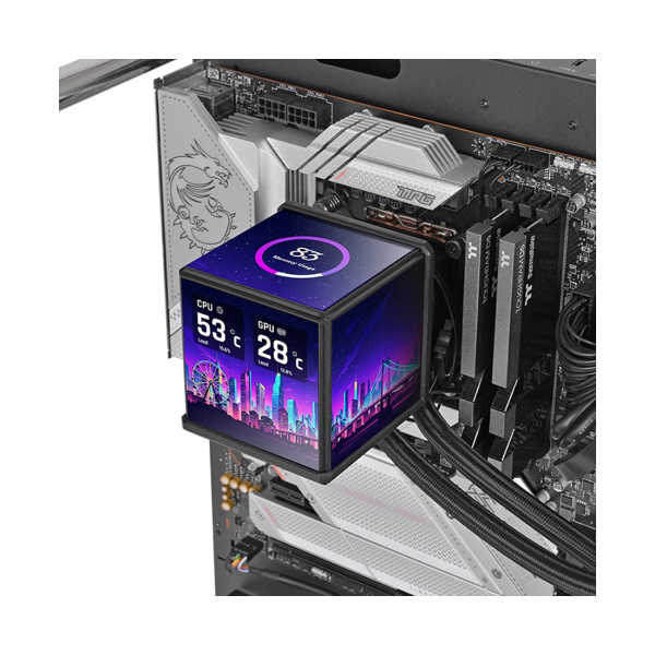 Кулер с водяным охлаждением Thermaltake MINECUBE 360 Ultra Black в интернет магазине Stels.kz