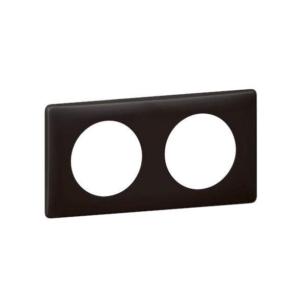 Рамка Celiane 066742 2 поста Чёрная перкаль