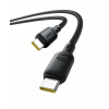 Интерфейсный кабель Baseus Silky Type-C to Type-C 100W 1m Black (P10377704113-00) в интернет магазине Stels.kz
