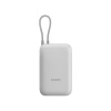 Портативный внешний аккумулятор Xiaomi Power Bank 20000mAh (Integrated Cable) GL Light Gray в интернет магазине Stels.kz
