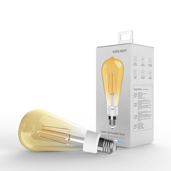 Лампочка Yeelight Smart LED Filament Bulb ST64 в интернет магазине Stels.kz