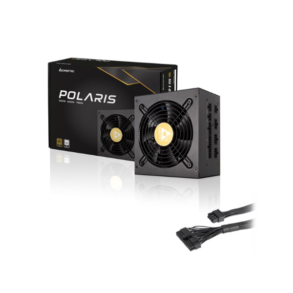 Блок питания Chieftec Polaris PPS-550FC Gold в интернет магазине Stels.kz
