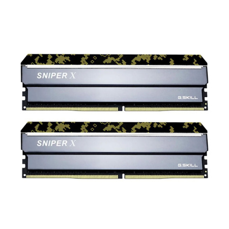 Комплект модулей памяти G.SKILL SniperX F4-2666C19D-16GSXK DDR4 16GB (Kit 2x8GB) 2666MHz в интернет магазине Stels.kz