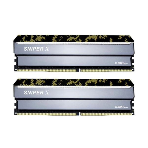 Комплект модулей памяти G.SKILL SniperX F4-2666C19D-16GSXK DDR4 16GB (Kit 2x8GB) 2666MHz в интернет магазине Stels.kz