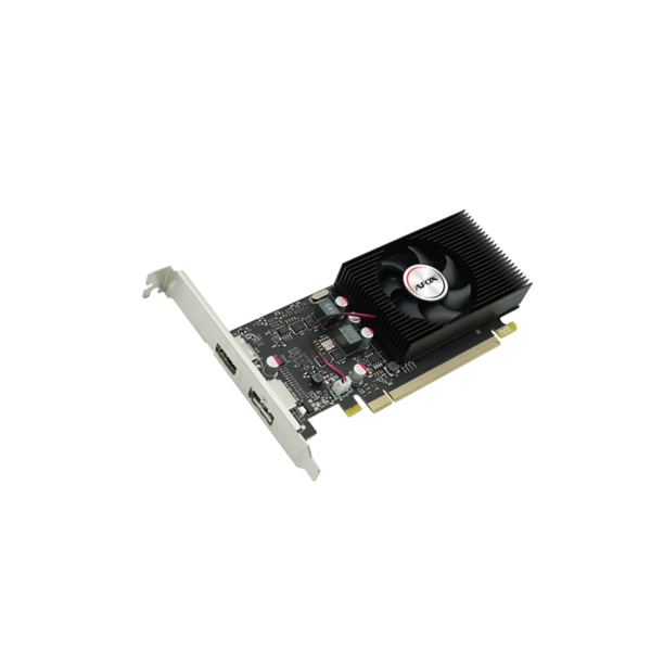 Купить не дорого Видеокарта AFOX GT1030 2GB D5 LP Single Fan (AF1030-2048D5L5-V4) в интернет магазине Stels.kz Видеокарта AFOX GT1030 2GB D5 LP Single Fan (AF1030-2048D5L5-V4) в интернет магазине Stels.kz