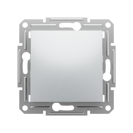 Выключатель одноклавишный SE EPH0100161 Asfora 10AX механизм быстрозажимной алюминий в интернет магазине Stels.kz