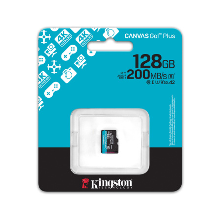 Карта памяти Kingston SDCG4/128GBSP Canvas Go Plus A2 U3 V30 128GB в интернет магазине Stels.kz
