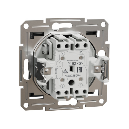 Выключатель одноклавишный перекрестный SE EPH0500171 Asfora антрацит в интернет магазине Stels.kz