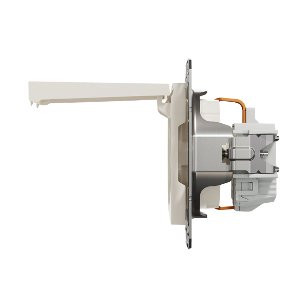 Розетка с заземлением SE EPH3170123 Asfora 16А с крышкой механизм винт. клеммы кремовый в интернет магазине Stels.kz