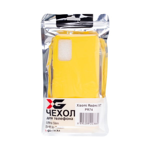 Чехол для телефона X-Game XG-PR74 для Redmi 9T TPU Жёлтый в интернет магазине Stels.kz