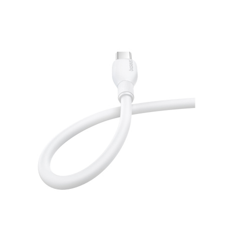 Интерфейсный кабель Baseus Ultra-Fast USB-C to USB-C 100W 1m Stellar White (P10376302222-03) в интернет магазине Stels.kz