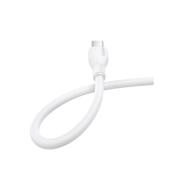 Интерфейсный кабель Baseus Ultra-Fast USB-C to USB-C 100W 1m Stellar White (P10376302222-03) в интернет магазине Stels.kz