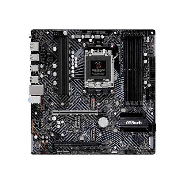 Купить не дорого Материнская плата ASRock B650M PG LIGHTNING в интернет магазине Stels.kz Материнская плата ASRock B650M PG LIGHTNING в интернет магазине Stels.kz
