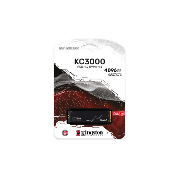 Твердотельный накопитель SSD Kingston SKC3000D/4096G M.2 NVMe PCIe 4.0 Твердотельный накопитель SSD Kingston SKC3000D/4096G M.2 NVMe PCIe 4.0