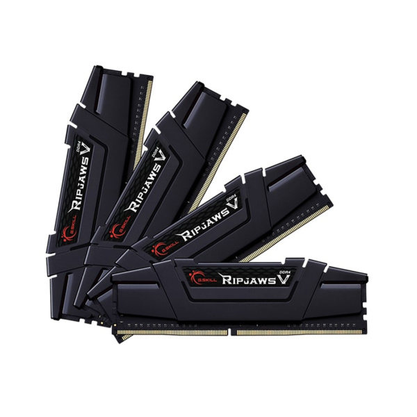 Комплект модулей памяти G.SKILL RipjawsV F4-3200C16Q-128GVK DDR4 128GB (Kit 4x32GB) 3200MHz Комплект модулей памяти G.SKILL RipjawsV F4-3200C16Q-128GVK DDR4 128GB (Kit 4x32GB) 3200MHz