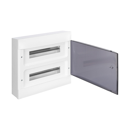 Щит навесной Legrand Practibox S 2х18 IP40 Дымчатая дверь в интернет магазине Stels.kz