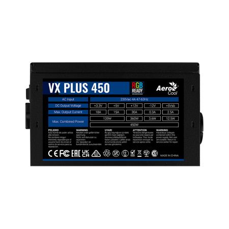 Блок питания Aerocool VX PLUS Stealth 450 в интернет магазине Stels.kz