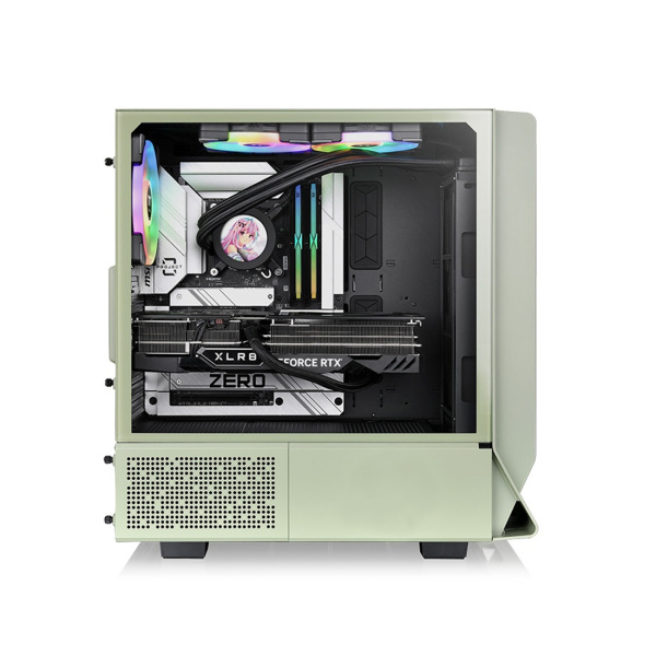 Компьютерный корпус Thermaltake Ceres 350 MX Matcha Green без Б/П в интернет магазине Stels.kz