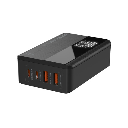 Универсальное зарядное устройство LDNIO A4808Q 65W 2*USB-C 2*USB Чёрный в интернет магазине Stels.kz