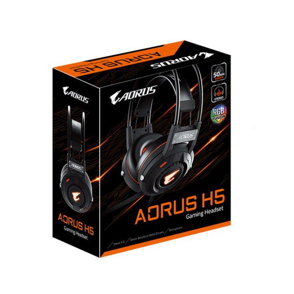 Купить не дорого Наушники Gigabyte AORUS H5 в интернет магазине Stels.kz Наушники Gigabyte AORUS H5 в интернет магазине Stels.kz