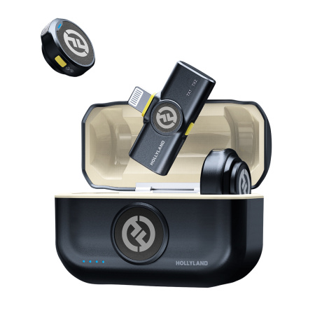 Петличный микрофон Hollyland Lark M2 Lighting Черный в интернет магазине Stels.kz