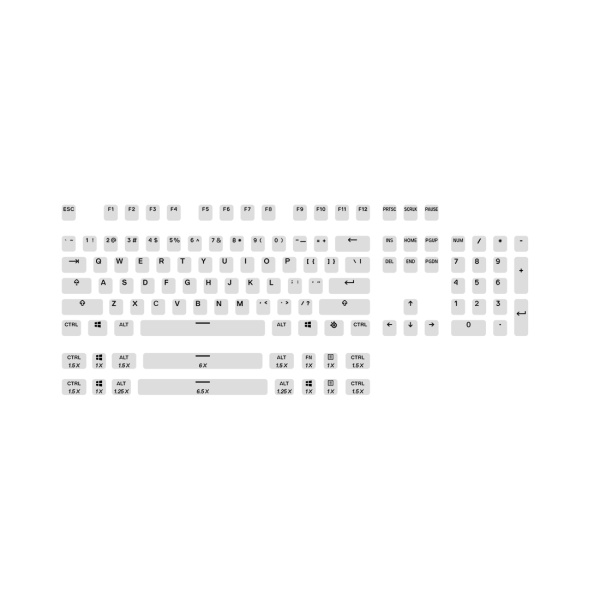 Набор кнопок на клавиатуру Steelseries PrismCAPS White- US (White) Набор кнопок на клавиатуру Steelseries PrismCAPS White- US (White)