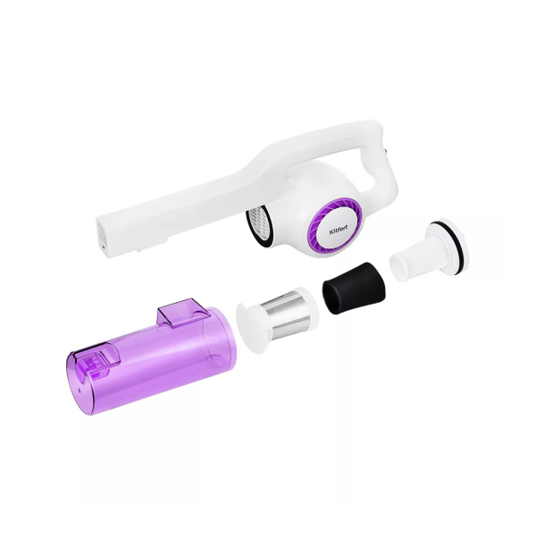 Купить не дорого Проводной вертикальный пылесос Kitfort КТ-5105-1 бело-фиолетовый в интернет магазине Stels.kz Проводной вертикальный пылесос Kitfort КТ-5105-1 бело-фиолетовый в интернет магазине Stels.kz