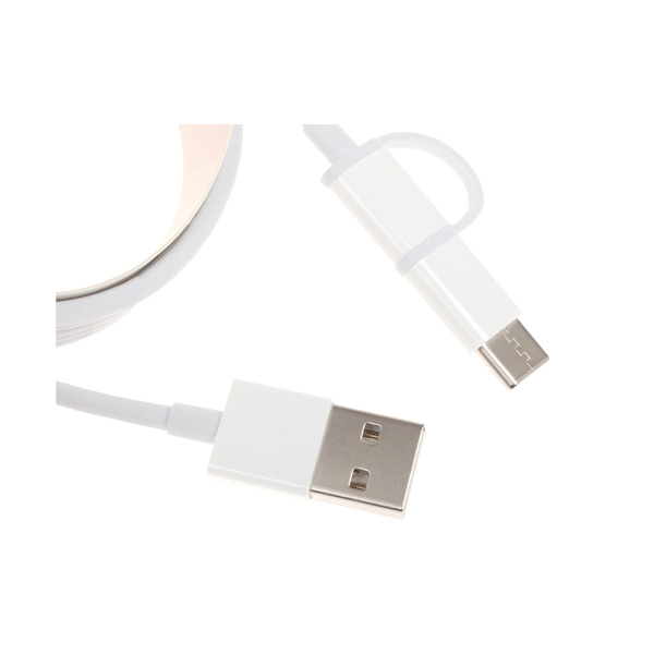 Интерфейсный кабель Xiaomi 30cm MICRO USB and Type-C Белый в интернет магазине Stels.kz