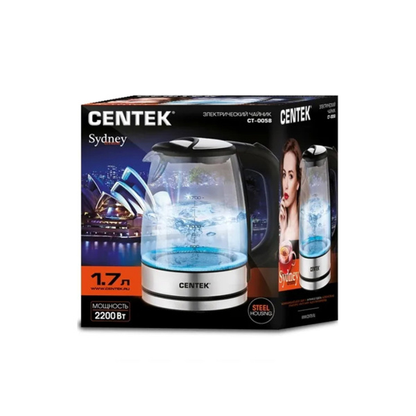 Чайник электрический Centek CT-0058 в интернет магазине Stels.kz