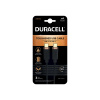 Интерфейсный кабель Duracell USB7030A USB-C to USB-C Черный в интернет магазине Stels.kz