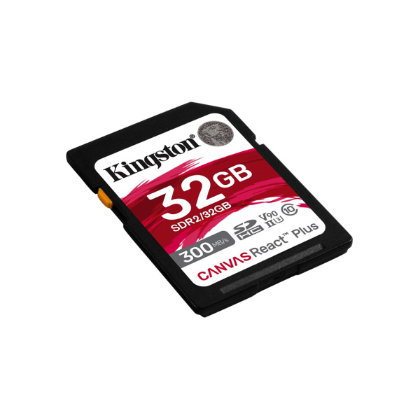 Карта памяти Kingston SDR2/32GB UHS-II U3 V90 32GB без адаптера в интернет магазине Stels.kz