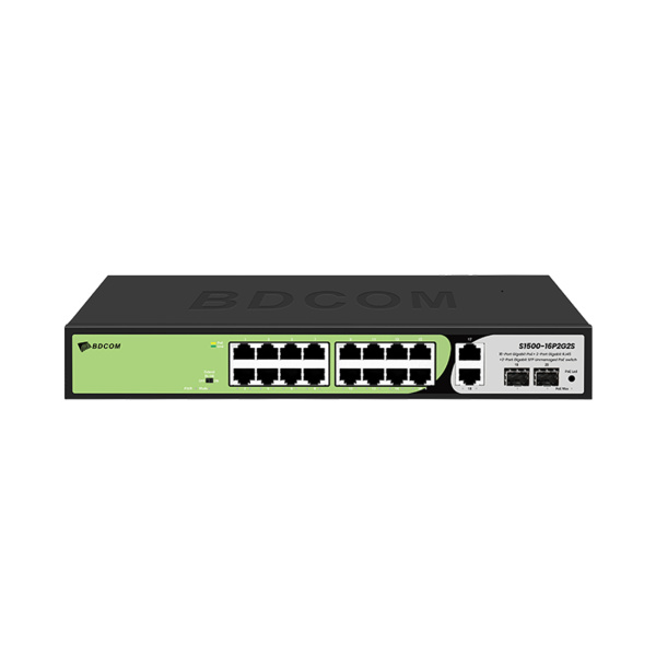Коммутатор BDCOM S1500-16P2G2S Коммутатор BDCOM S1500-16P2G2S