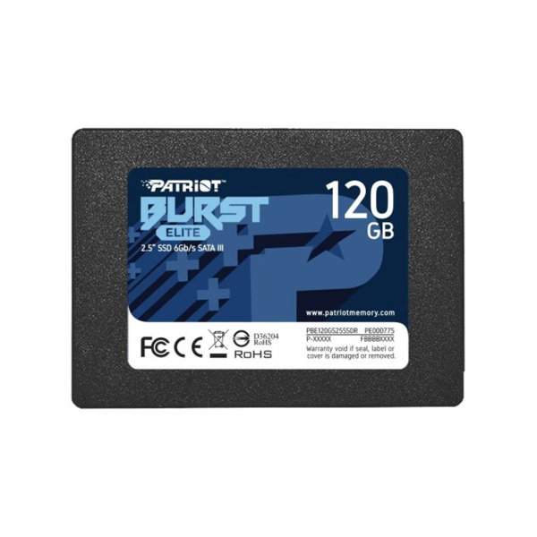 Твердотельный накопитель SSD Patriot BURST ELITE PBE120GS25SSDR 120GB SATA3 2,5" Твердотельный накопитель SSD Patriot BURST ELITE PBE120GS25SSDR 120GB SATA3 2,5"