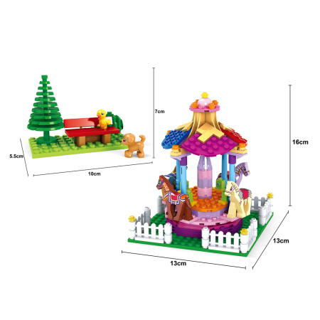 Игровой конструктор Keyixing 24507 МИР ЧУДЕС (234 детали в наборе) в интернет магазине Stels.kz