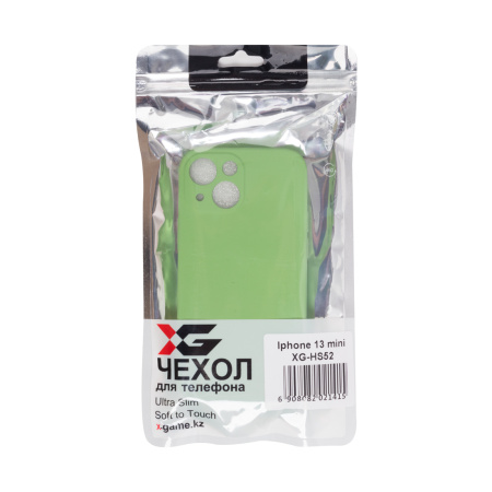 Чехол для телефона XG XG-HS52 для Iphone 13 mini Силиконовый Мятный в интернет магазине Stels.kz