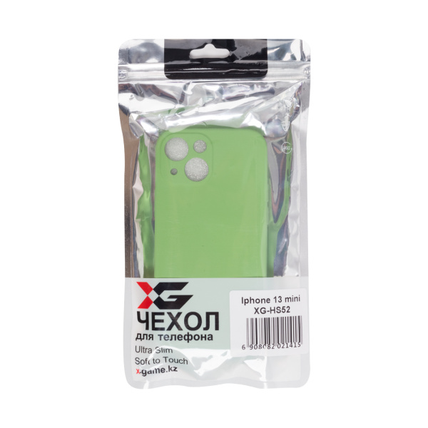 Чехол для телефона XG XG-HS52 для Iphone 13 mini Силиконовый Мятный в интернет магазине Stels.kz