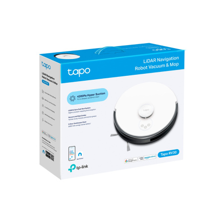 Робот-пылесос TP-Link Tapo RV30 с влажной уборкой и датчиком LiDAR в интернет магазине Stels.kz