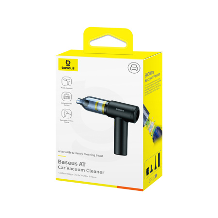Автомобильный пылесос Baseus AT Car Vacuum Cleaner (5000pa) Cosmic Black в интернет магазине Stels.kz