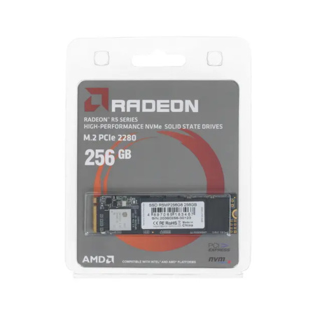 Твердотельный накопитель SSD AMD Radeon R5MP256G8 256GB M.2 NVMe PCIe 3.0x4 в интернет магазине Stels.kz