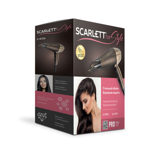 Купить не дорого Фен Scarlett SC-HD70I26 в интернет магазине Stels.kz Фен Scarlett SC-HD70I26 в интернет магазине Stels.kz