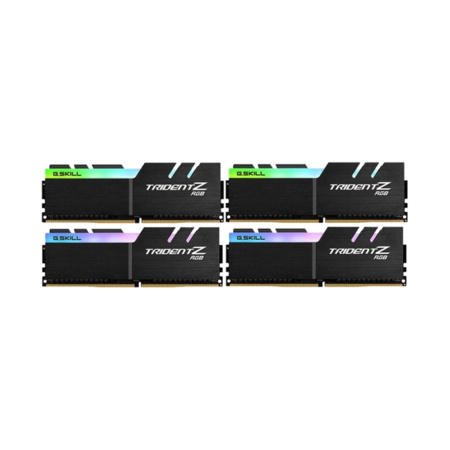 Комплект модулей памяти G.SKILL TridentZ RGB F4-3200C16Q-128GTZR DDR4 128GB (Kit 4x32GB) 3200MHz в интернет магазине Stels.kz