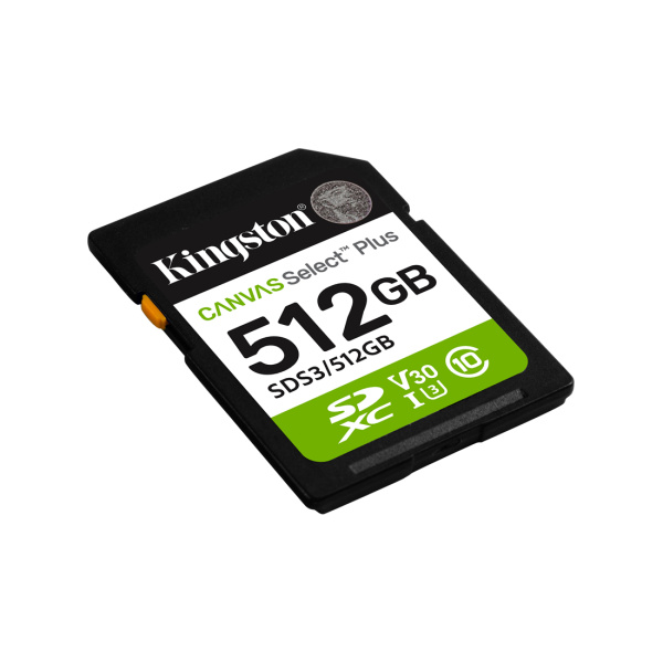 Купить не дорого Карта памяти Kingston SDS3/512GB Canvas Select Plus C10 UHS-I U3 V30 512GB в интернет магазине Stels.kz Карта памяти Kingston SDS3/512GB Canvas Select Plus C10 UHS-I U3 V30 512GB в интернет магазине Stels.kz