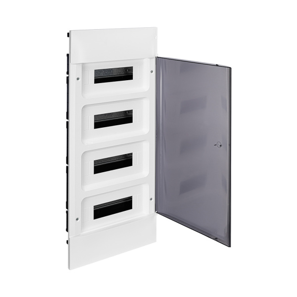 Щит встраиваемый Legrand Practibox S 4х12 IP40 Дымчатая дверь в интернет магазине Stels.kz