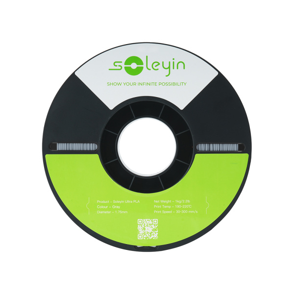 Филамент для 3D-печати Creality Soleyin Ultra PLA 3301010606 (серый)